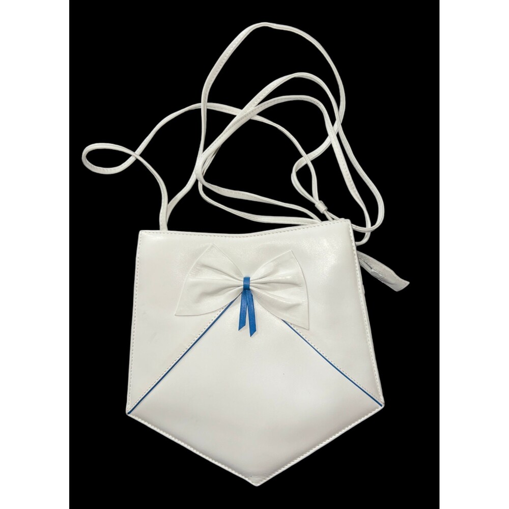 Edelweiss White Purse With Bow Design VTG